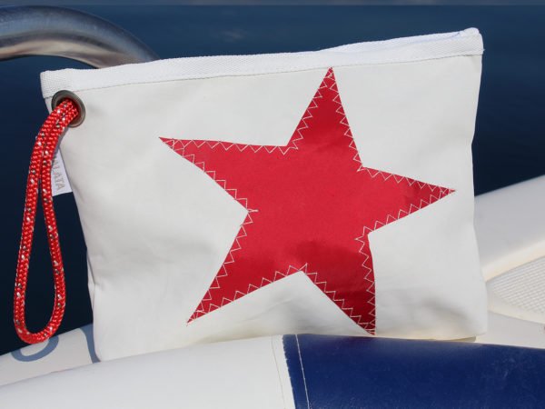Neceser de estrella reciclado Chios Aqualata color rojo