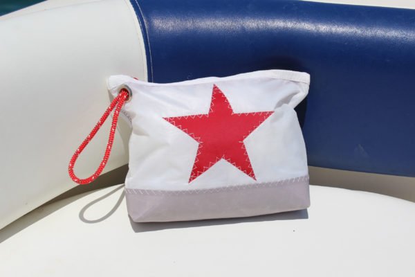 Neceser de vela reciclada Finisterre Gris de Aqualata
