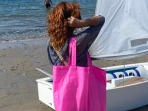 Bolsa Rosa Fúcsia de Playa Corfú de Aqualata